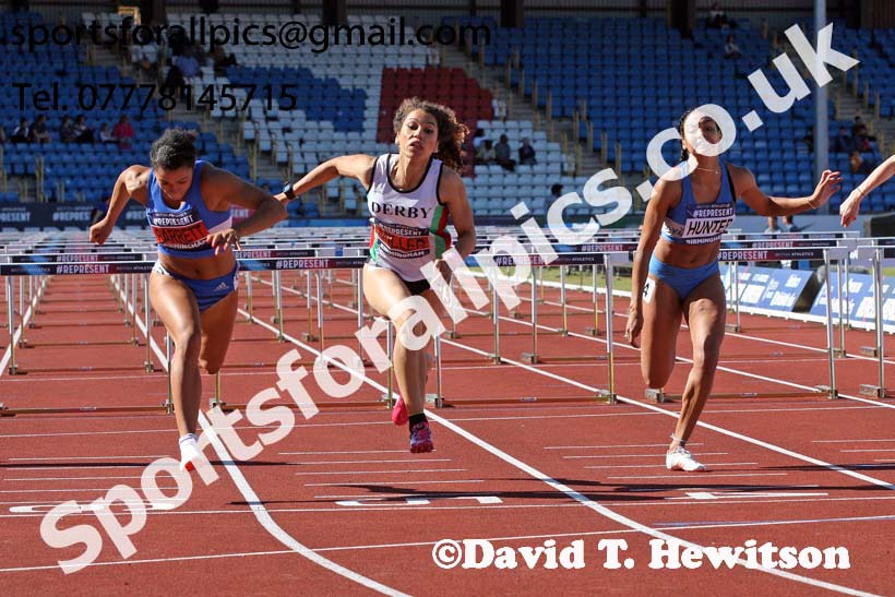 Womens 100 metres hurdles, World Championship Teamm Trials, Alexander Stadium, Birmingham